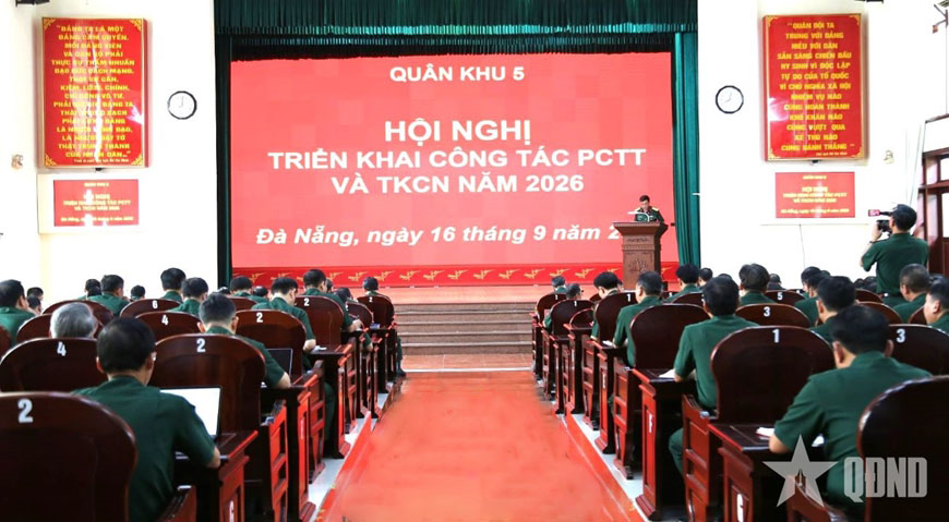 Quân khu 5: Nâng cao năng lực quản trị rủi ro, chủ động ứng phó với thiên tai